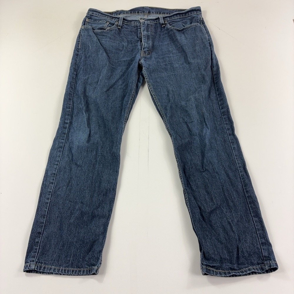 Levis 559 Jeans Mens 38x32 Blue Medium Wash Relaxed Straight Fit Denim Pants